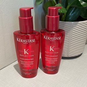 2 NEW Kerastaste Reflection Fluid Chromatique hair oil